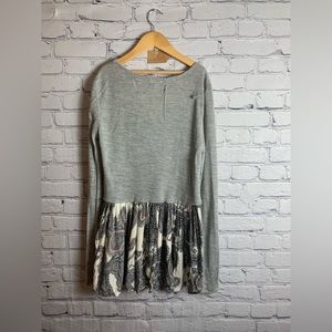 Grey long sleeve top, beautiful design on the back!